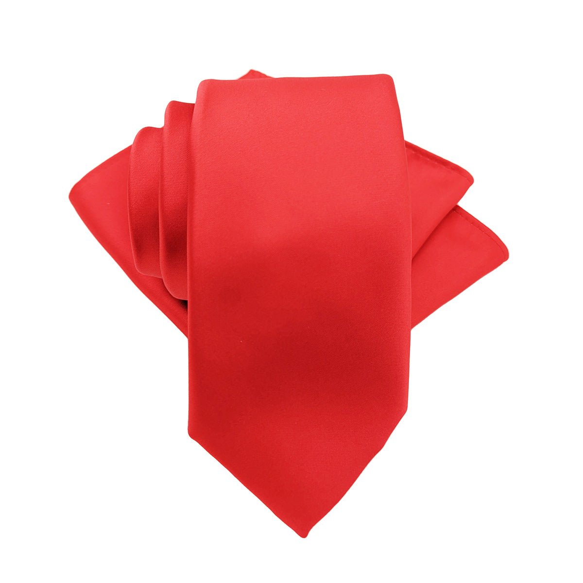 Bright Red Pocket Square - Wedding Pocket Square - Swagger & Swoon