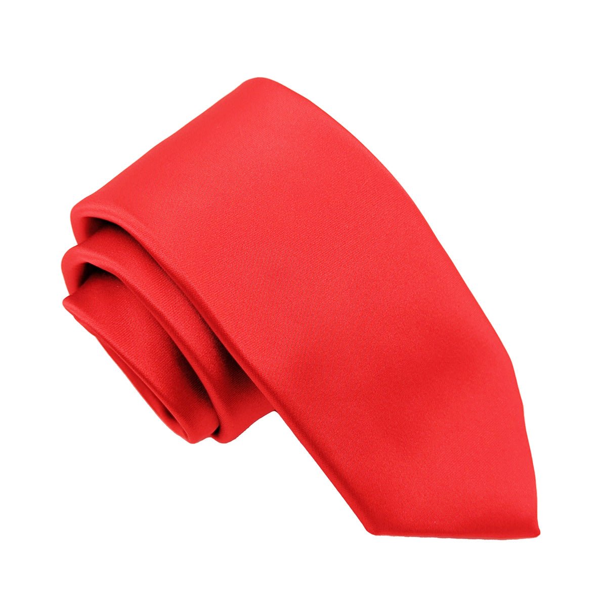 Bright Red Wedding Tie - Wedding Tie - Regular - Tie Only - Swagger & Swoon