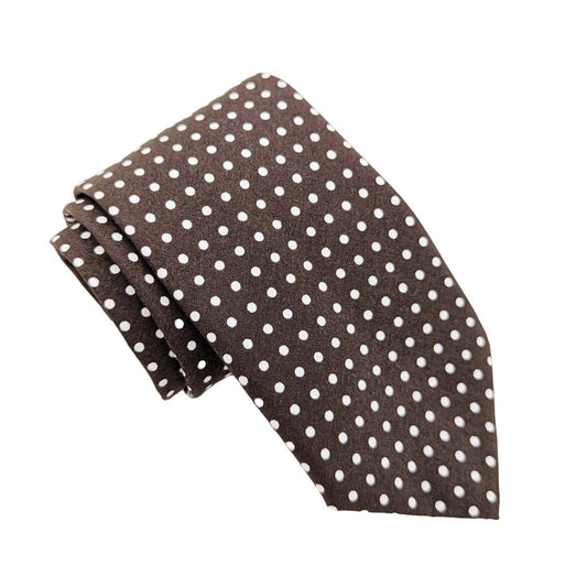 Brown Spot Boys Ties - Childrenswear - Self - Tie (Age 6 - 12) - Swagger & Swoon