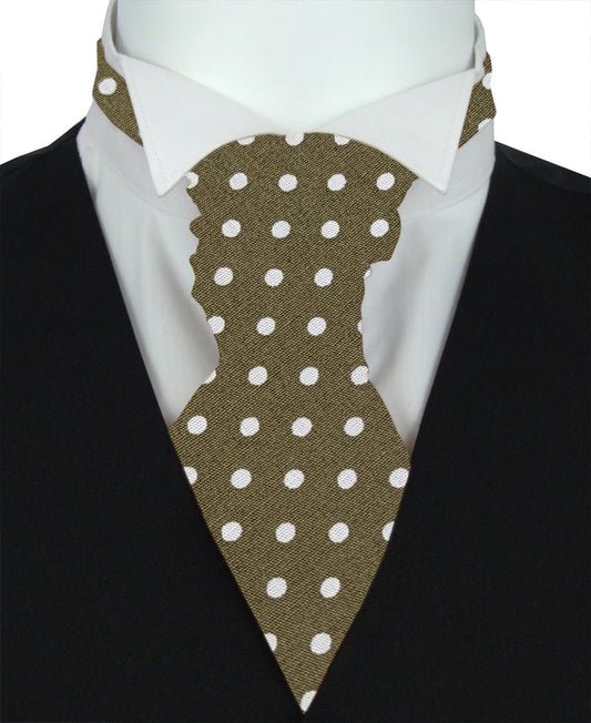 Brown Spot Boys Wedding Cravat - Childrenswear - Swagger & Swoon