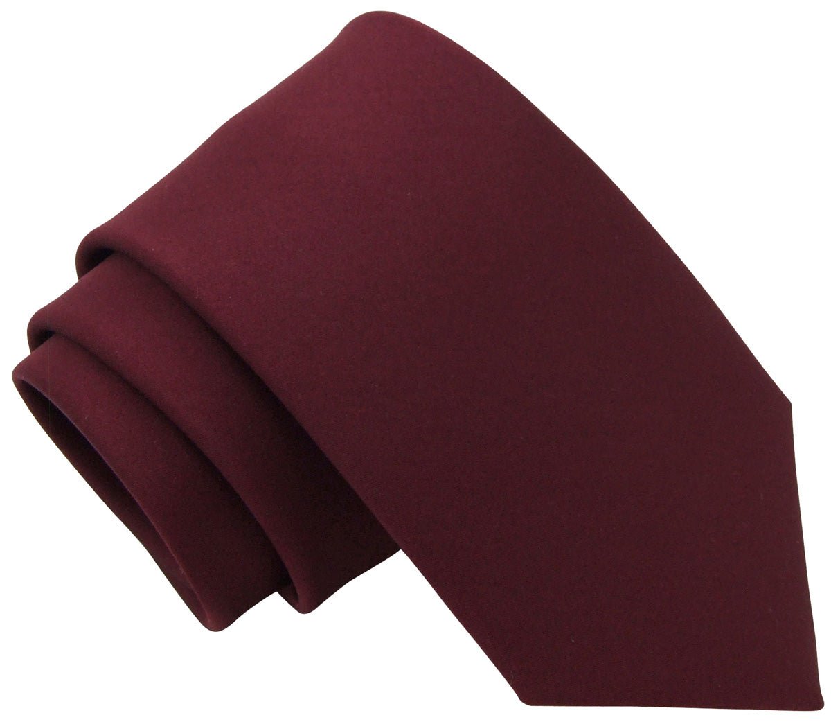 Burgundy Boys Ties - Childrenswear - Self - Tie (Age 6 - 12) - Swagger & Swoon