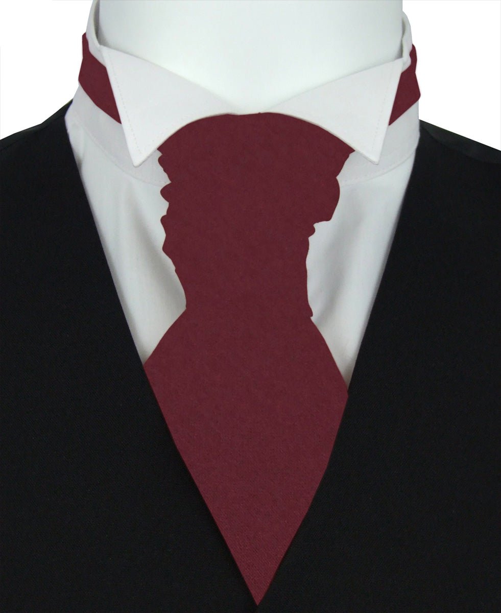 Burgundy Boys Wedding Cravat - Childrenswear - Swagger & Swoon