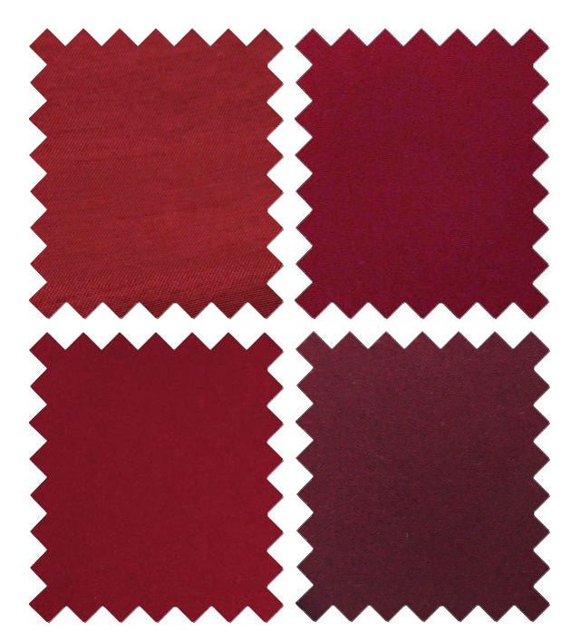 Burgundy Wedding Tie Swatch Pack - Swatch - Swagger & Swoon