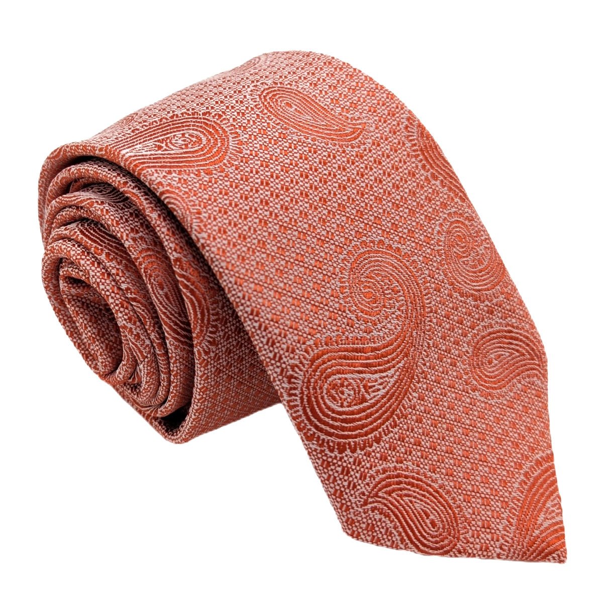 Burnt Orange Paisley Wedding Swatch - Swatch - Swagger & Swoon