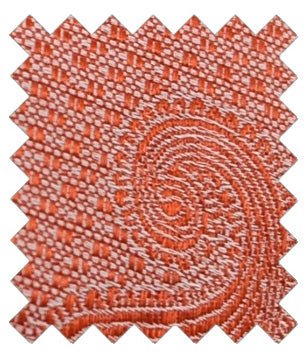 Burnt Orange Paisley Wedding Swatch - Swatch - Swagger & Swoon