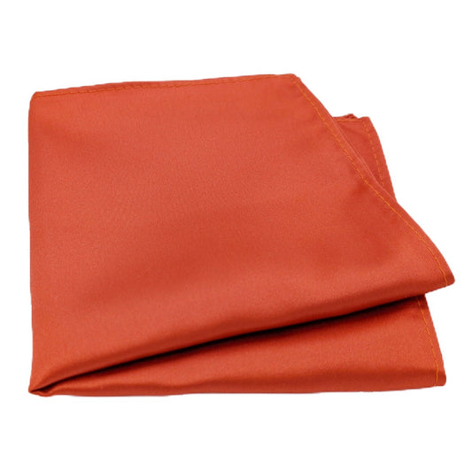 Burnt Orange Pocket Square - Wedding Pocket Square - Swagger & Swoon