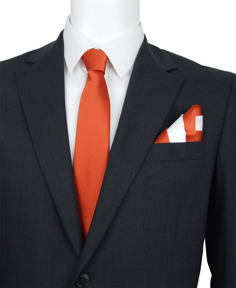 Burnt Orange Wedding Tie - Wedding Tie - Regular - Tie Only - Swagger & Swoon