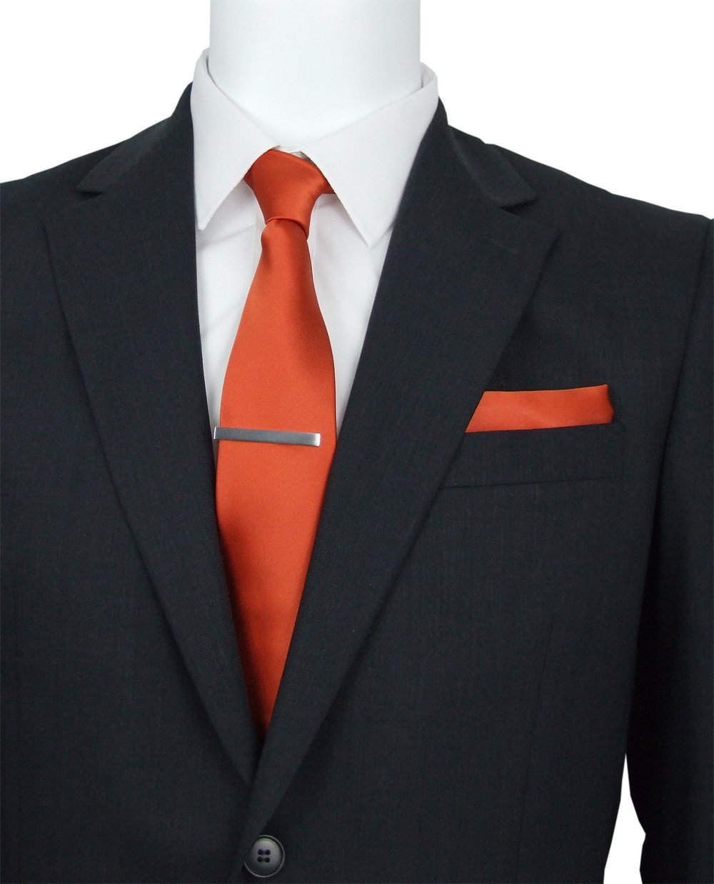 Burnt Orange Wedding Tie - Wedding Tie - Regular - Tie Only - Swagger & Swoon