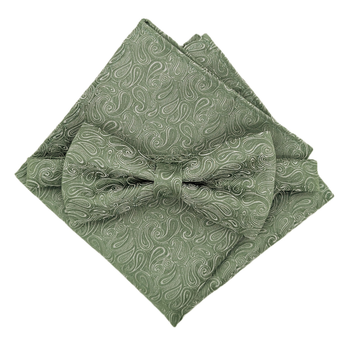 Sage Paisley Bow Ties