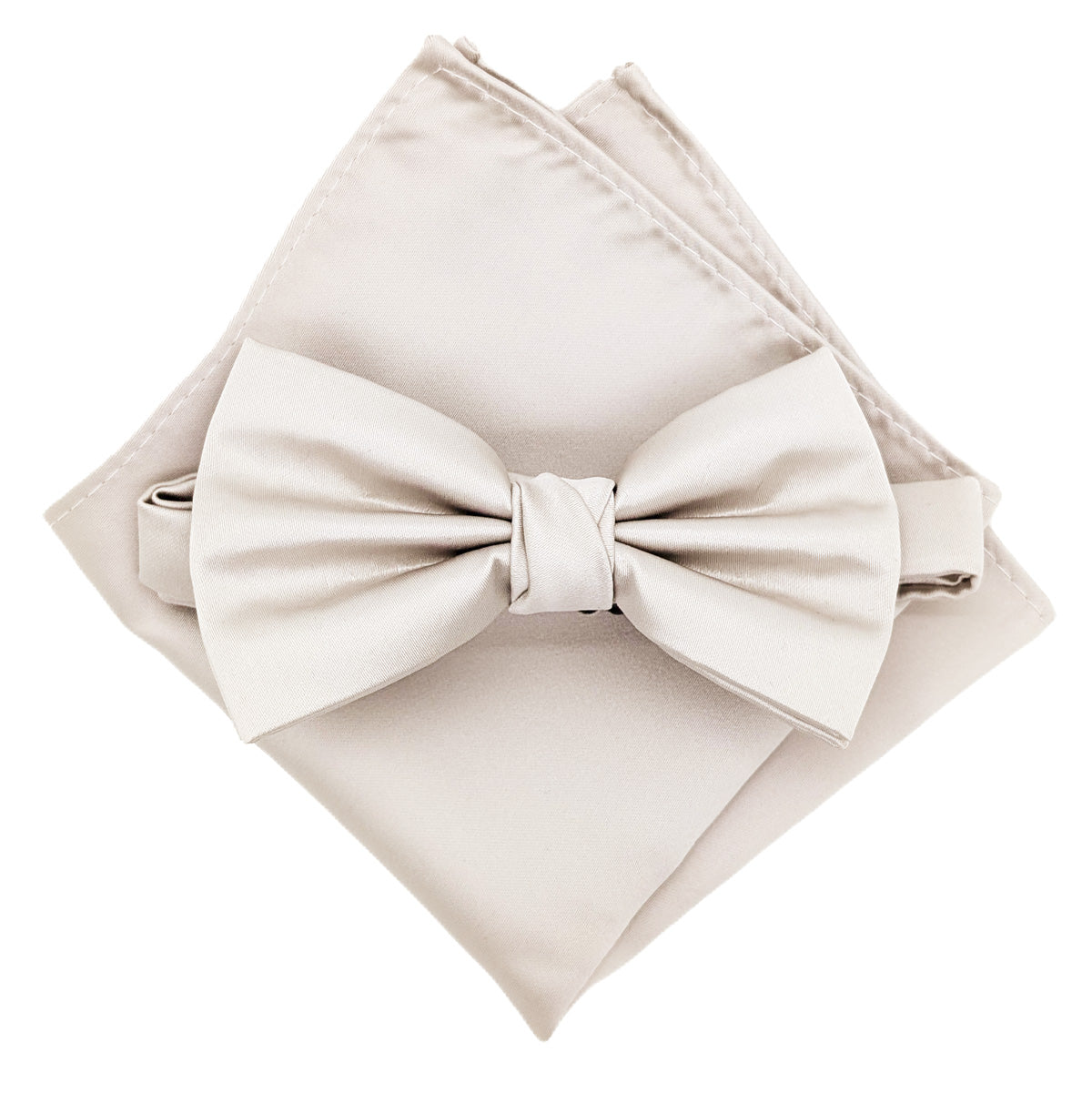 Pearl Silver Bow Tie