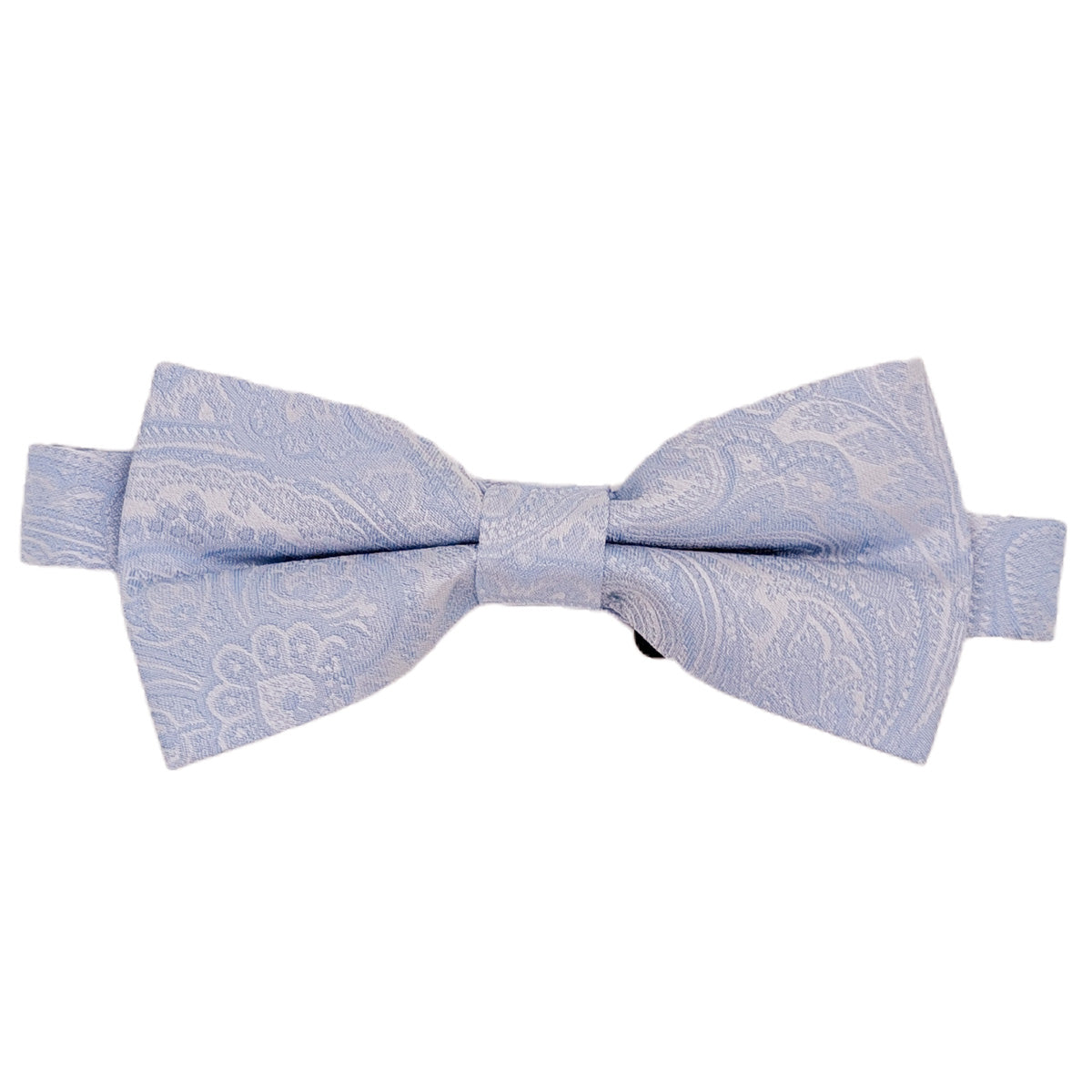 Blue Daisy Paisley Silk Bow Tie