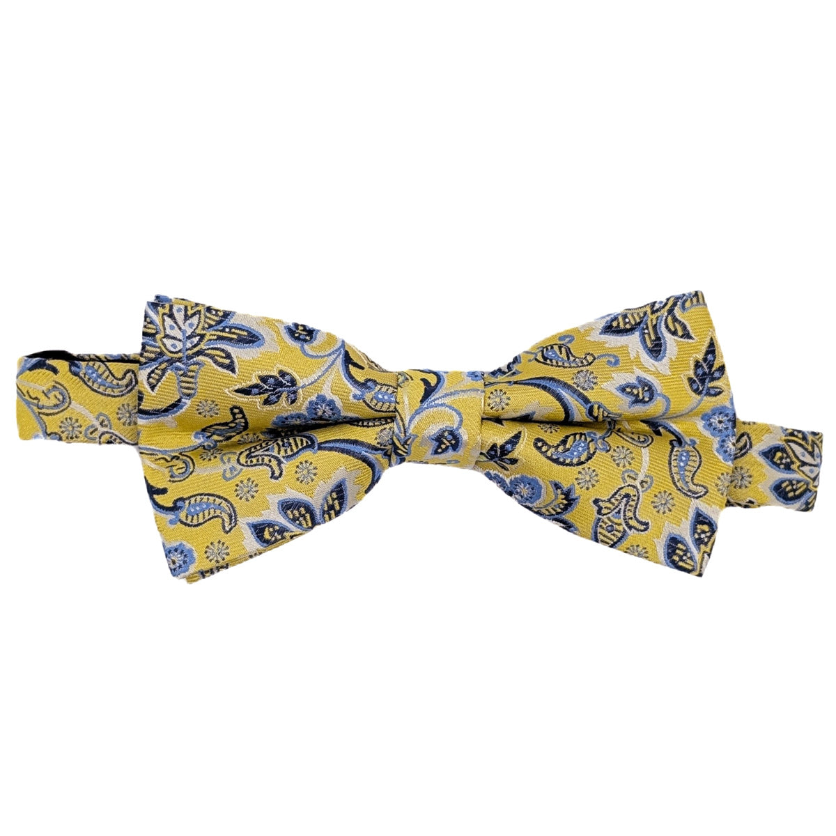 Yellow Flowers Silk Bow Tie