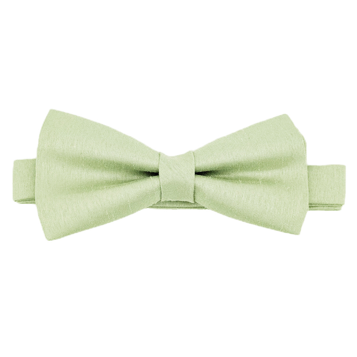 Mint Shantung Bow Tie