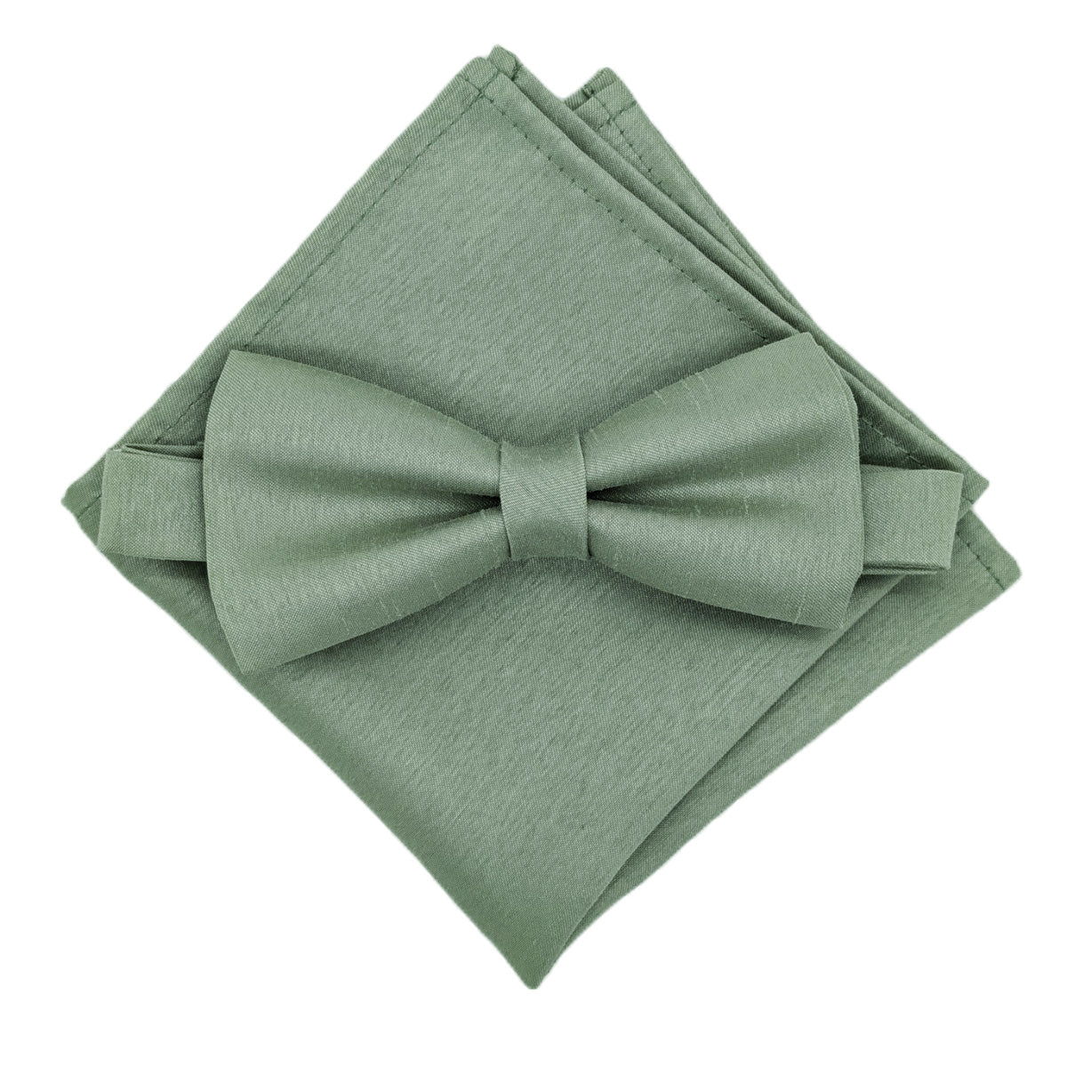 Seagrass Shantung Bow Tie