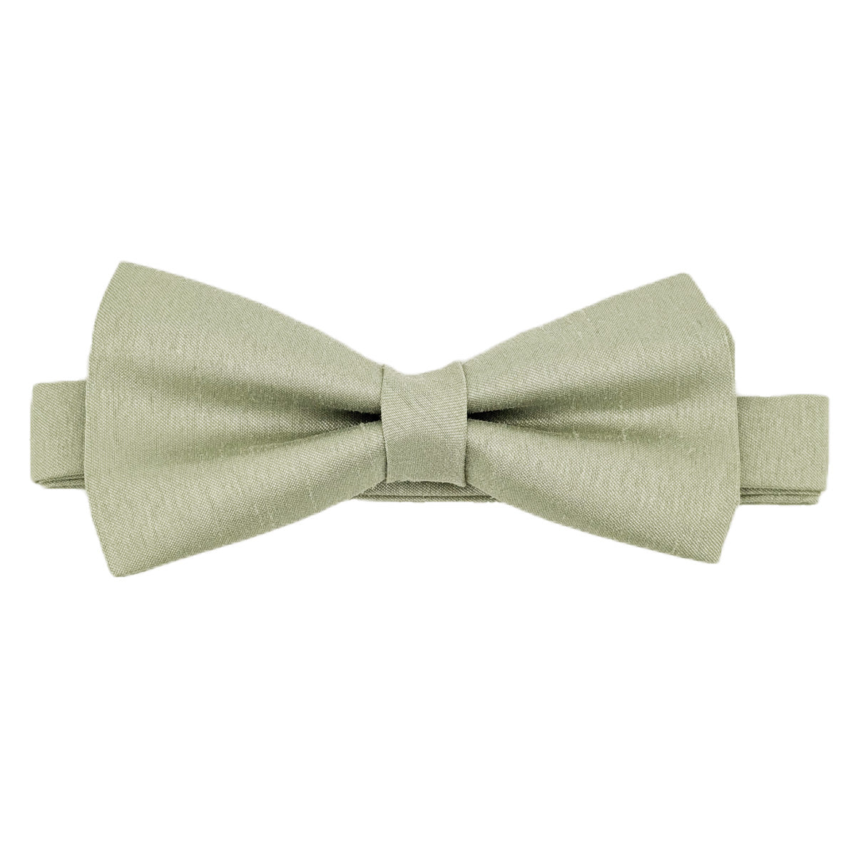 Light Sage Shantung Bow Tie