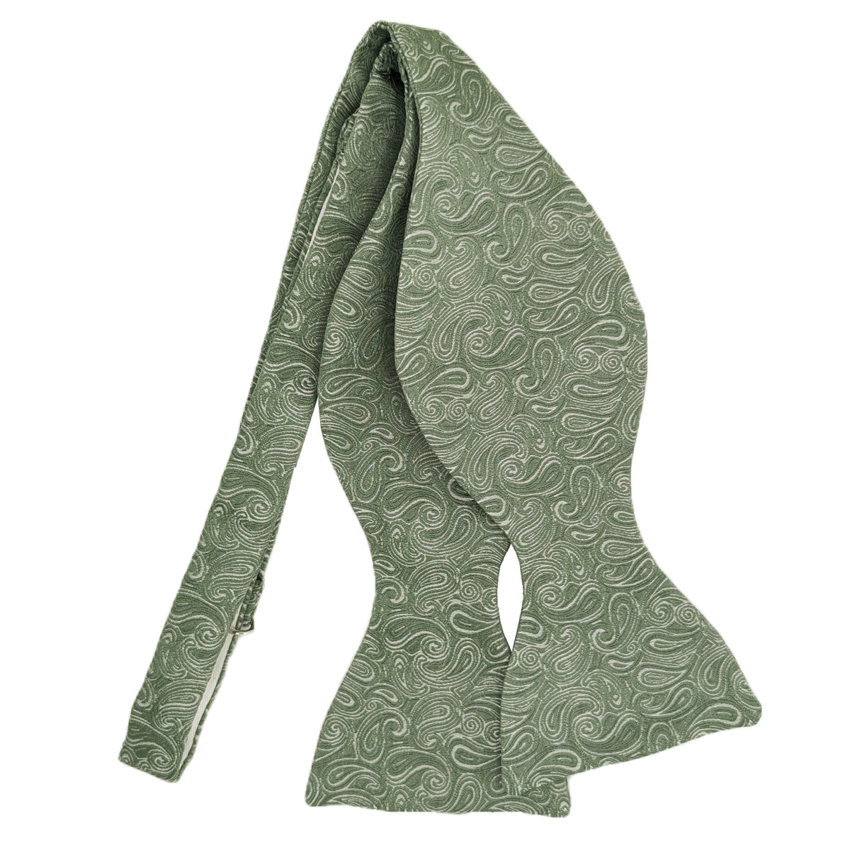 Sage Paisley Bow Ties