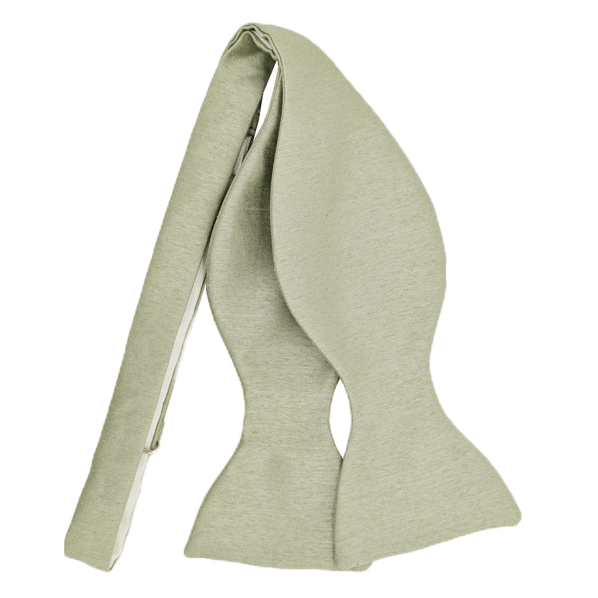 Light Sage Shantung Bow Tie