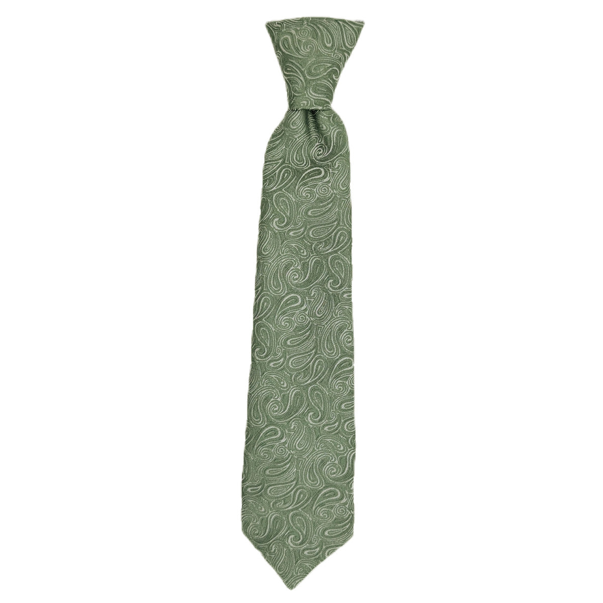 Sage Paisley Boys Ties