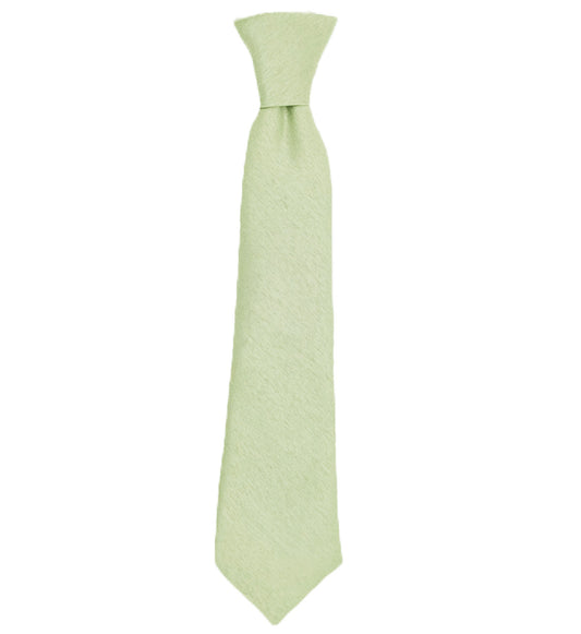 Mint Shantung Boys Ties