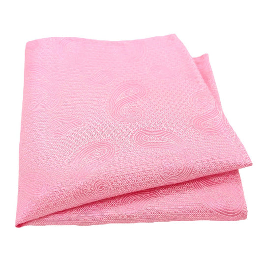 Candyfloss Paisley Pocket Square - Wedding Pocket Square - Swagger & Swoon