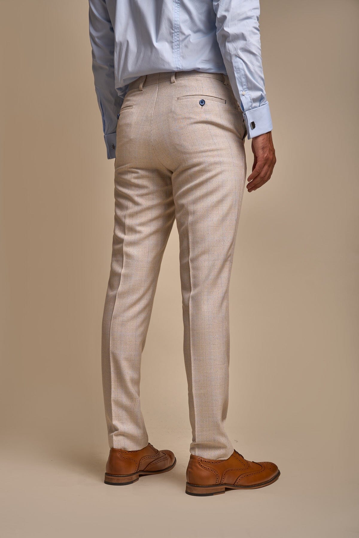 Caridi Beige 2 Piece Suit - Suits - 