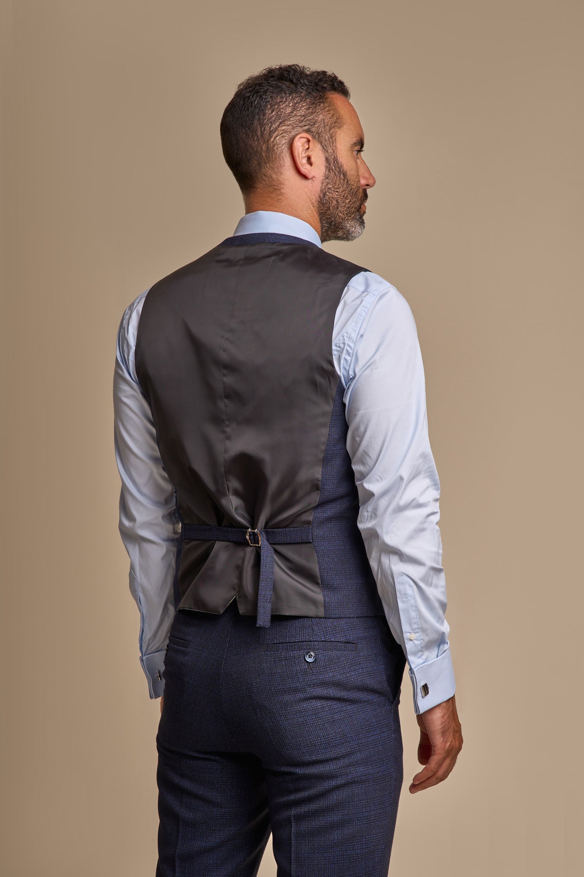 Caridi Navy Waistcoat - Waistcoats - 34R - Swagger & Swoon