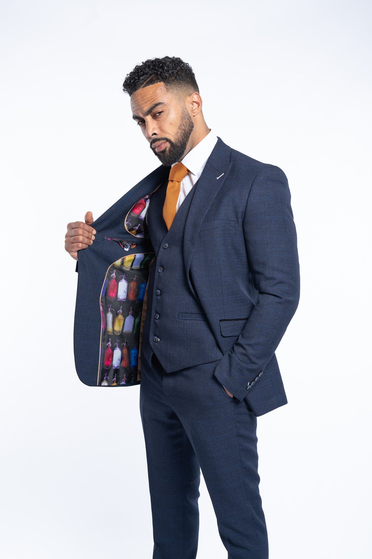 Caridi Navy Waistcoat - Waistcoats - 34R - Swagger & Swoon