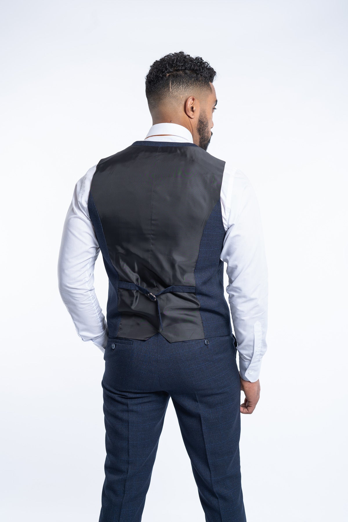 Caridi Navy Waistcoat - Waistcoats - 34R - Swagger & Swoon