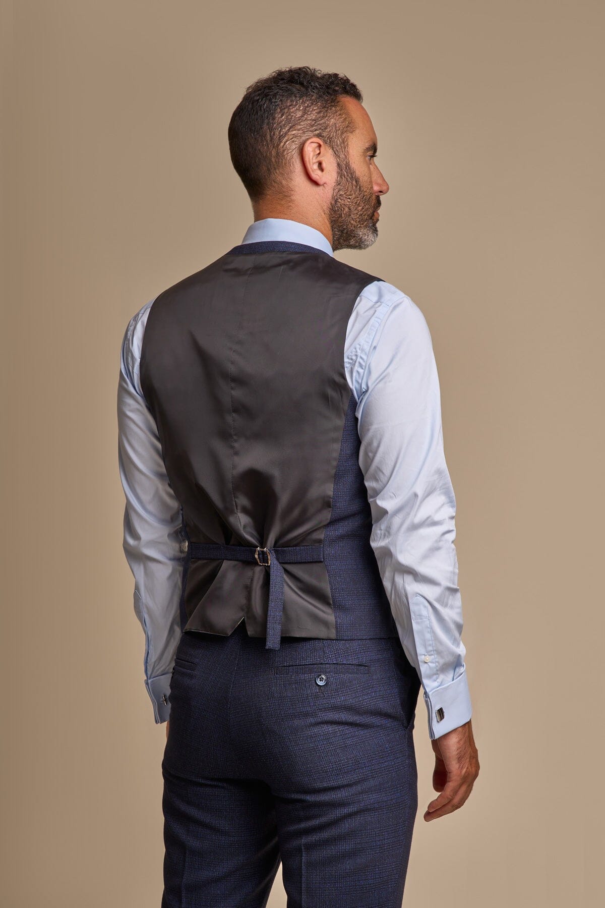 Caridi Navy Waistcoat - Waistcoats - 