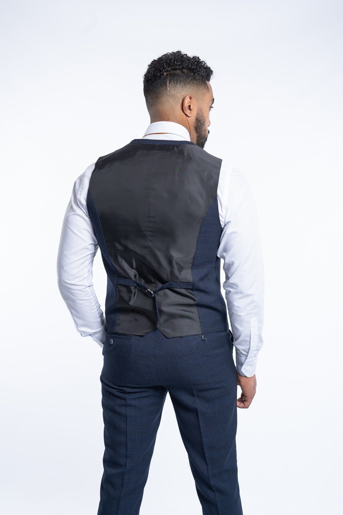 Caridi Navy Waistcoat - Waistcoats - 