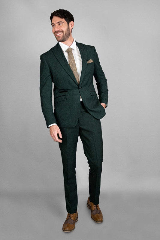 Caridi Olive 2 Piece Suit - Suits - - THREADPEPPER