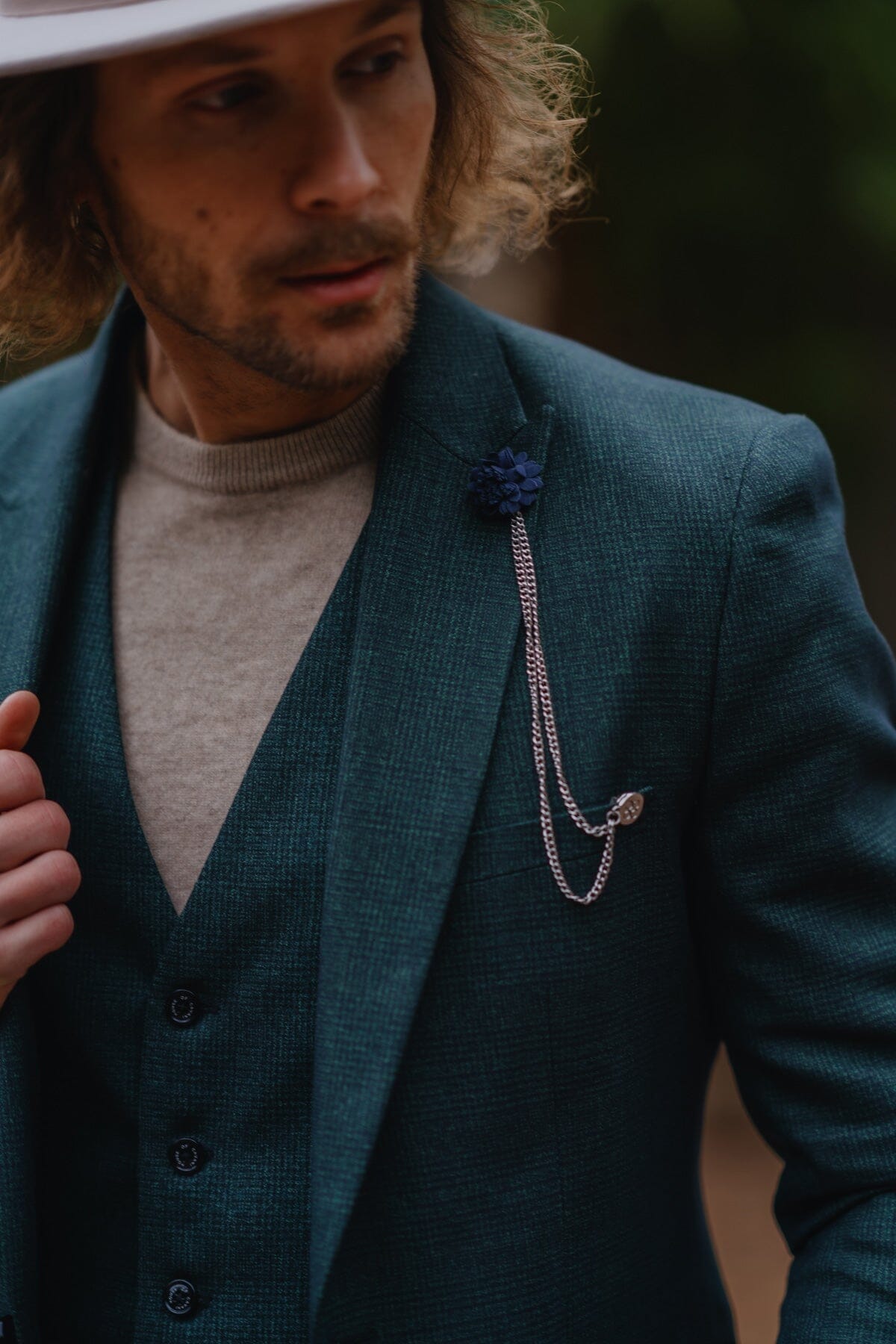 Caridi Olive Jacket - Blazers & Jackets - 