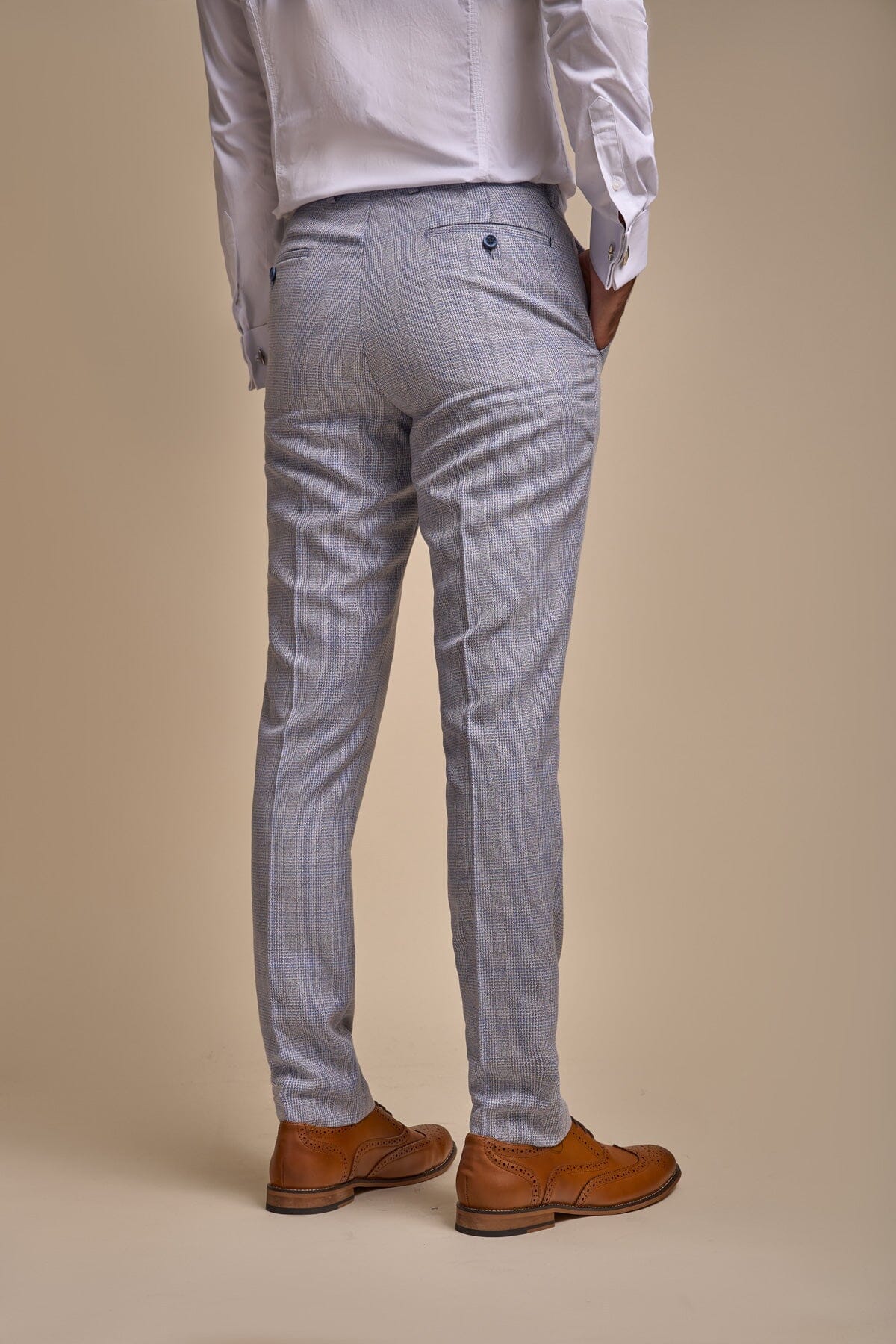 Caridi Sky Blue 2 Piece Suit - Suits - 