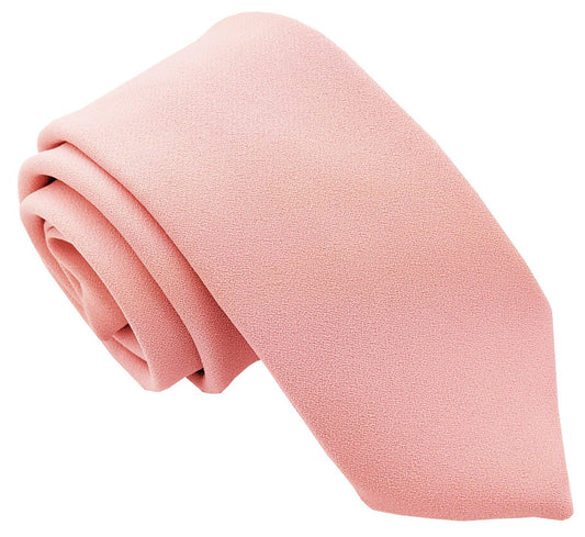 Carnation Pink Boys Ties - Childrenswear - Self - Tie (Age 6 - 12) - Swagger & Swoon