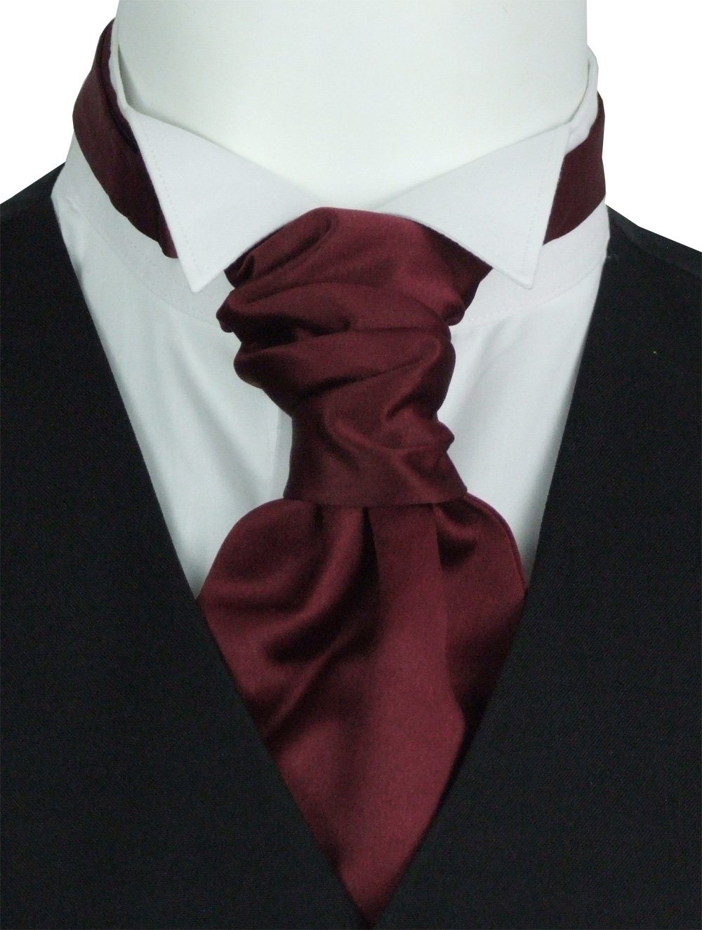 Claret Boys Wedding Cravat - Childrenswear - Swagger & Swoon