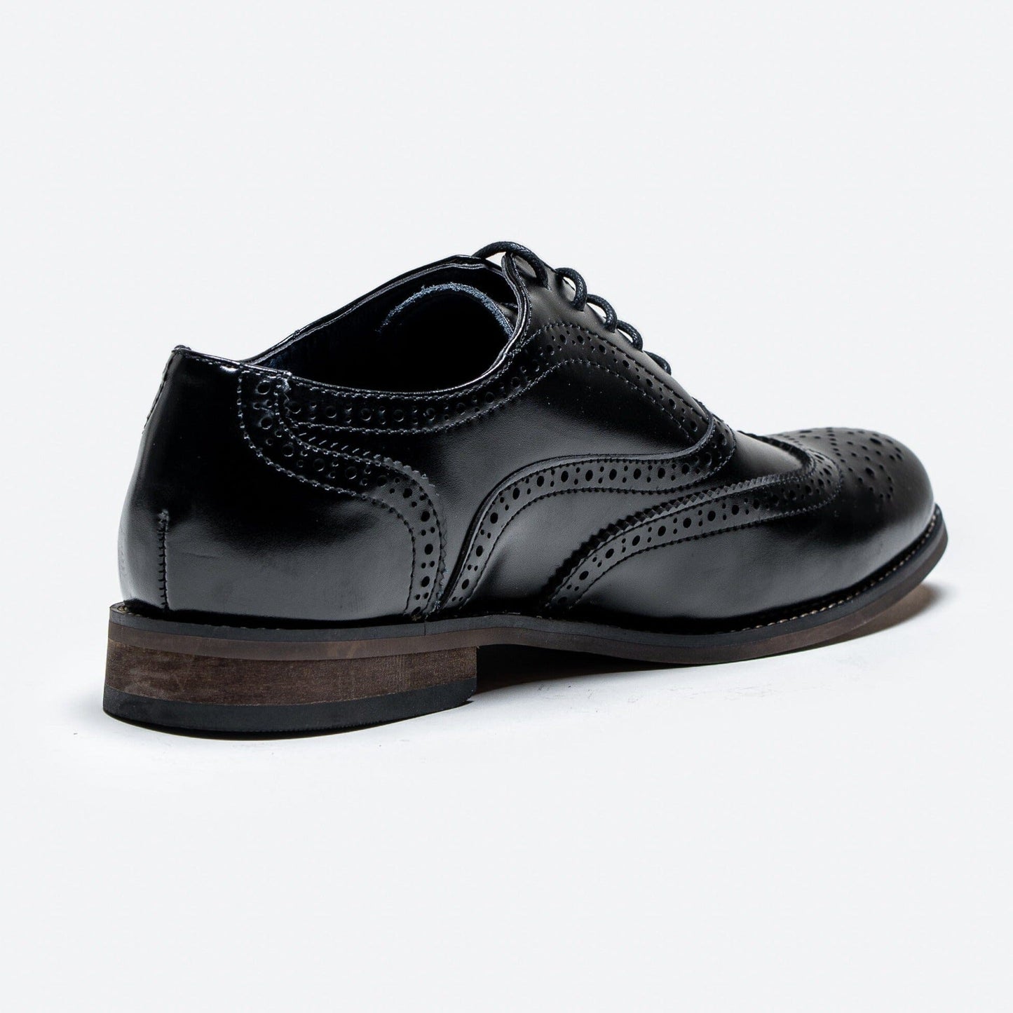 Clark Black Brogue Shoes - OOS - 2/8/23 - Shoes - - THREADPEPPER