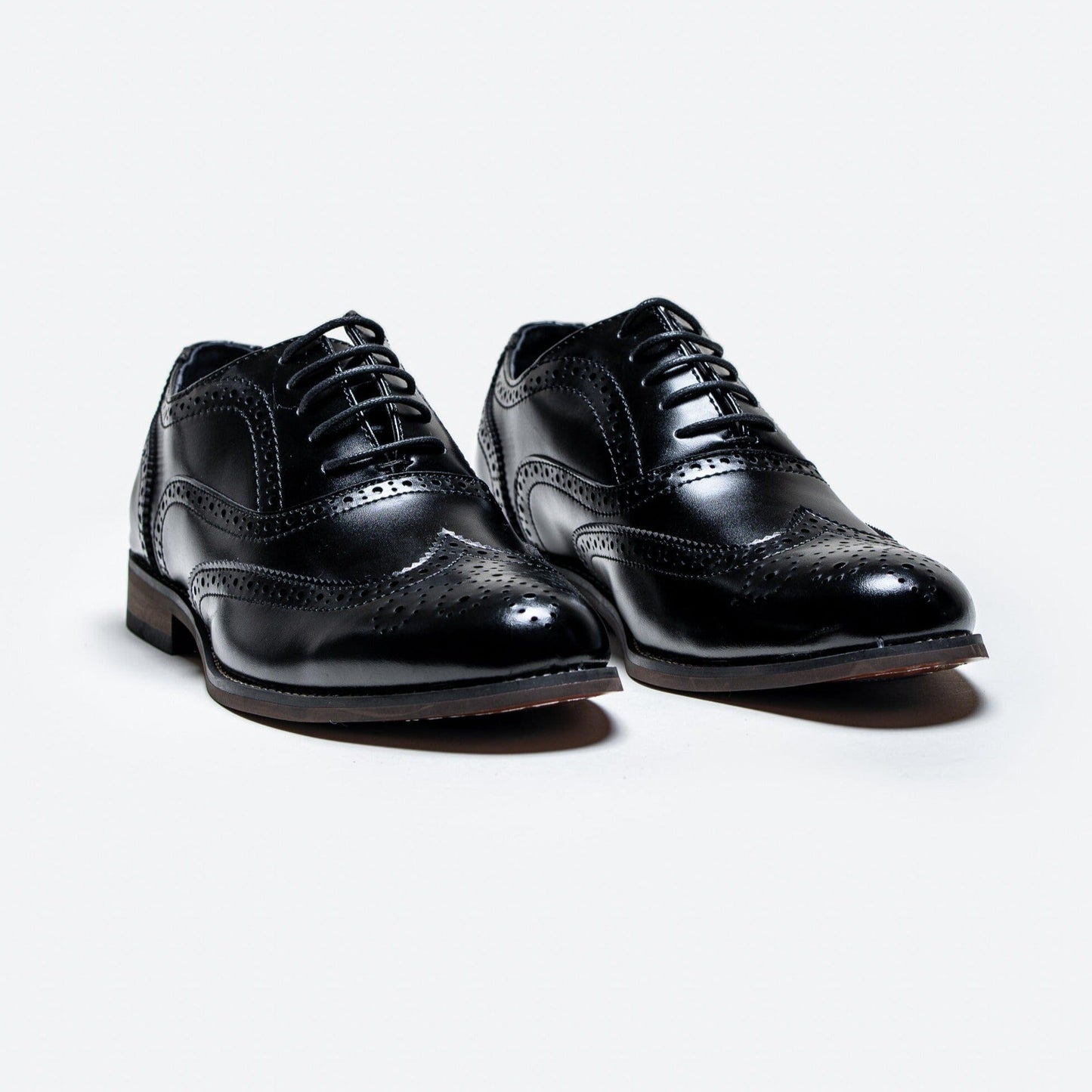 Clark Black Brogue Shoes - Shoes - 7 - Swagger & Swoon