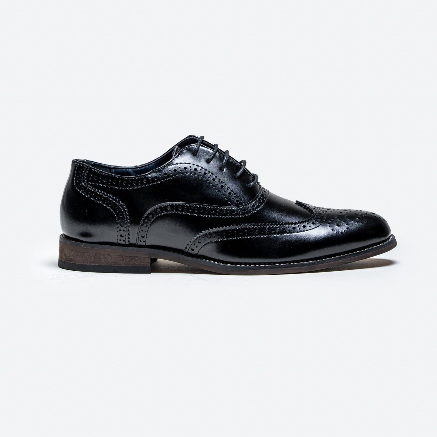 Clark Black Brogue Shoes - Shoes - 7 - Swagger & Swoon