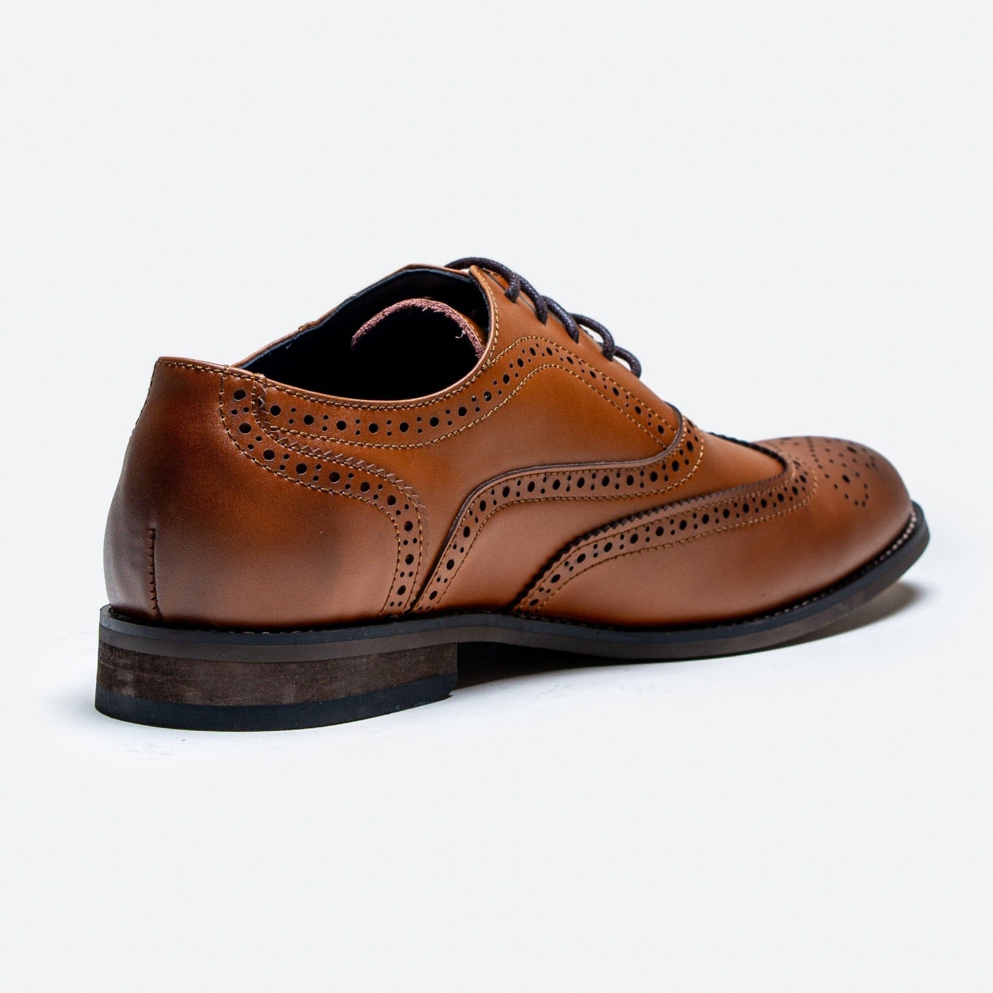 Clark Tan Brogue Shoes - Shoes - 7 - Swagger & Swoon