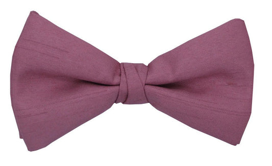 CLEARANCE - Amethyst Shantung Self - Tie Bow Ties - Clearance - Swagger & Swoon