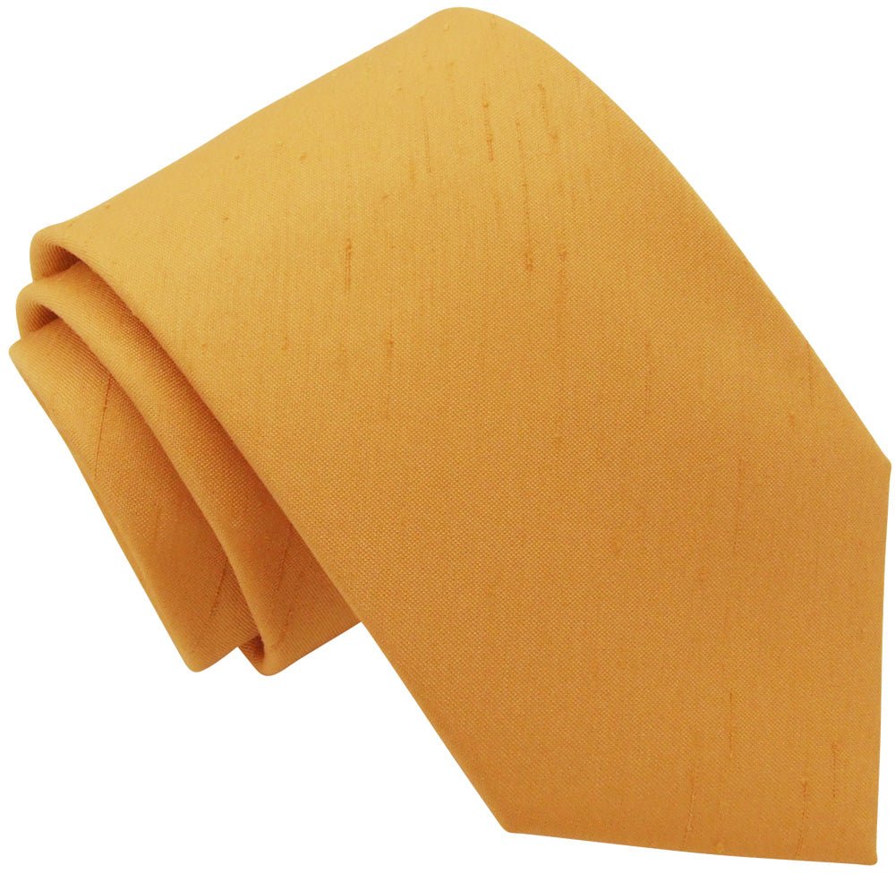 CLEARANCE - Gold Shantung Boys Tie - Clearance - Swagger & Swoon