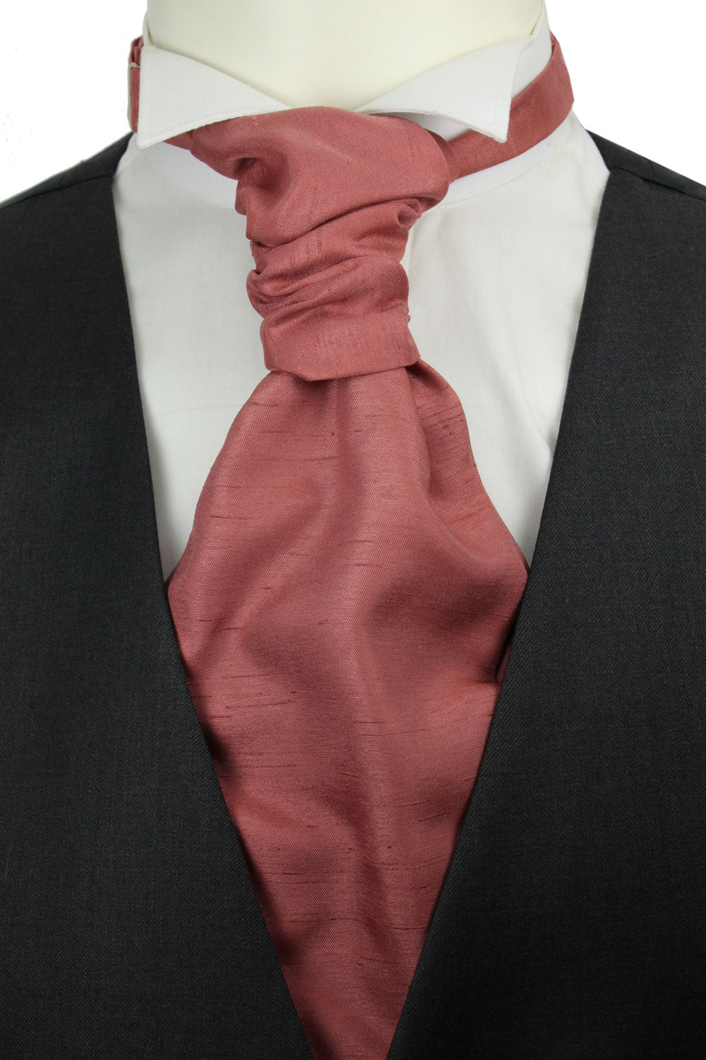 CLEARANCE - Rust Shantung Cravat - Clearance - Swagger & Swoon