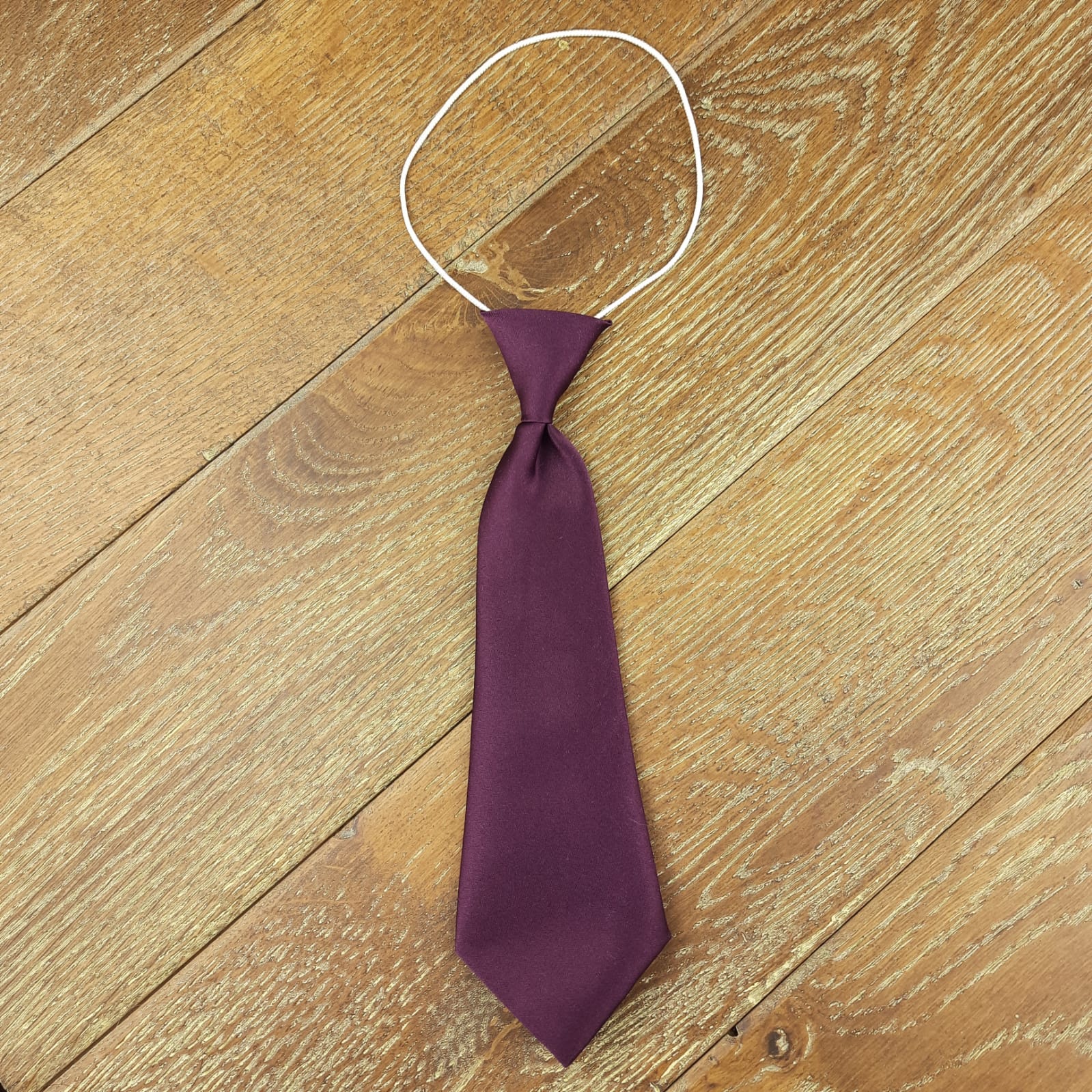 CLEARANCE - Winter Berry Boys Tie - Elastic - Clearance - Swagger & Swoon