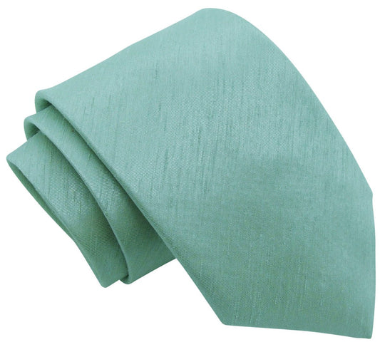 Coastal Blue Shantung Boys Ties - Childrenswear - Self - Tie (Age 6 - 12) - Swagger & Swoon