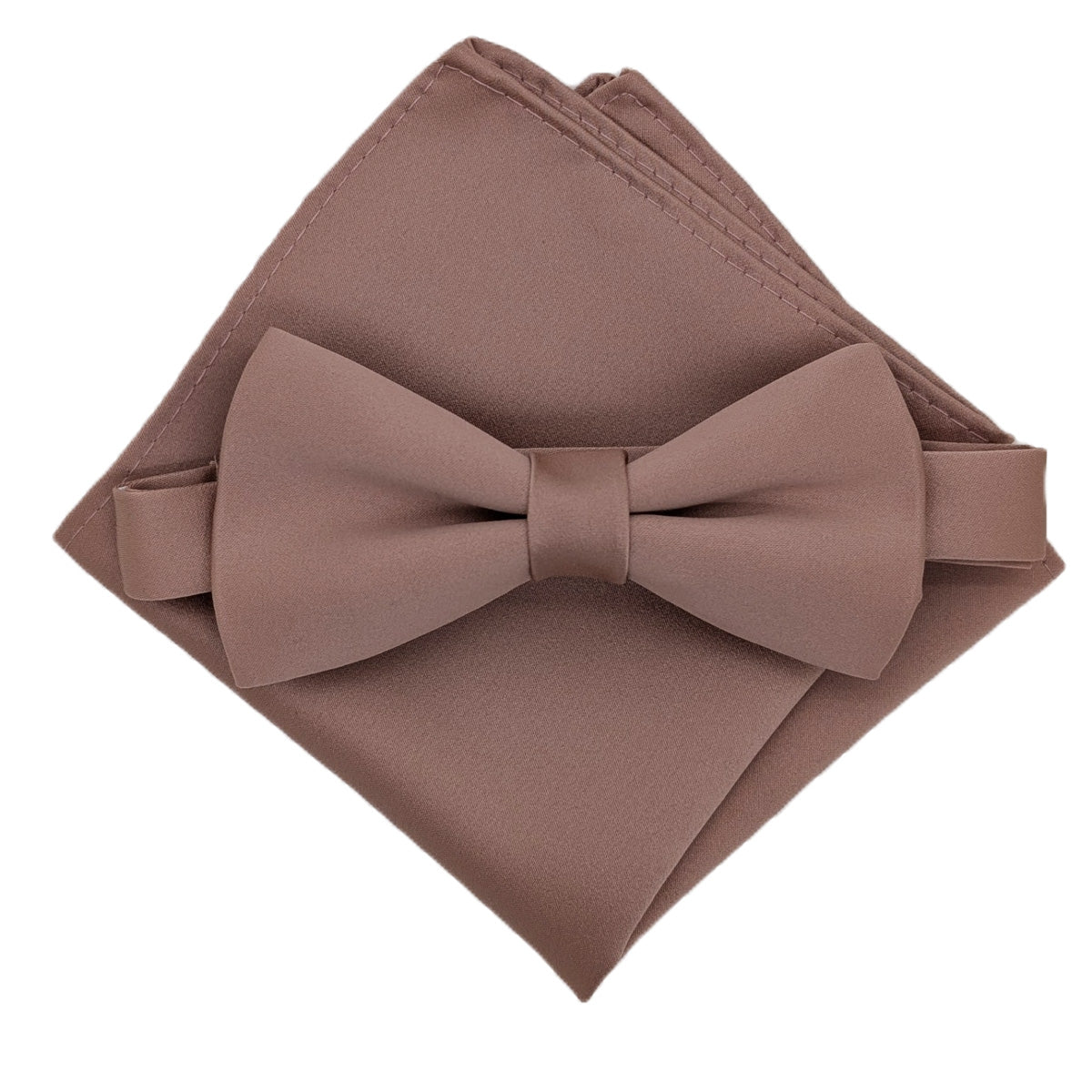 Cocoa Bow Tie - Wedding Bow Tie - Pre - Tied - Add Pocket Square - Save £1.00 - Swagger & Swoon