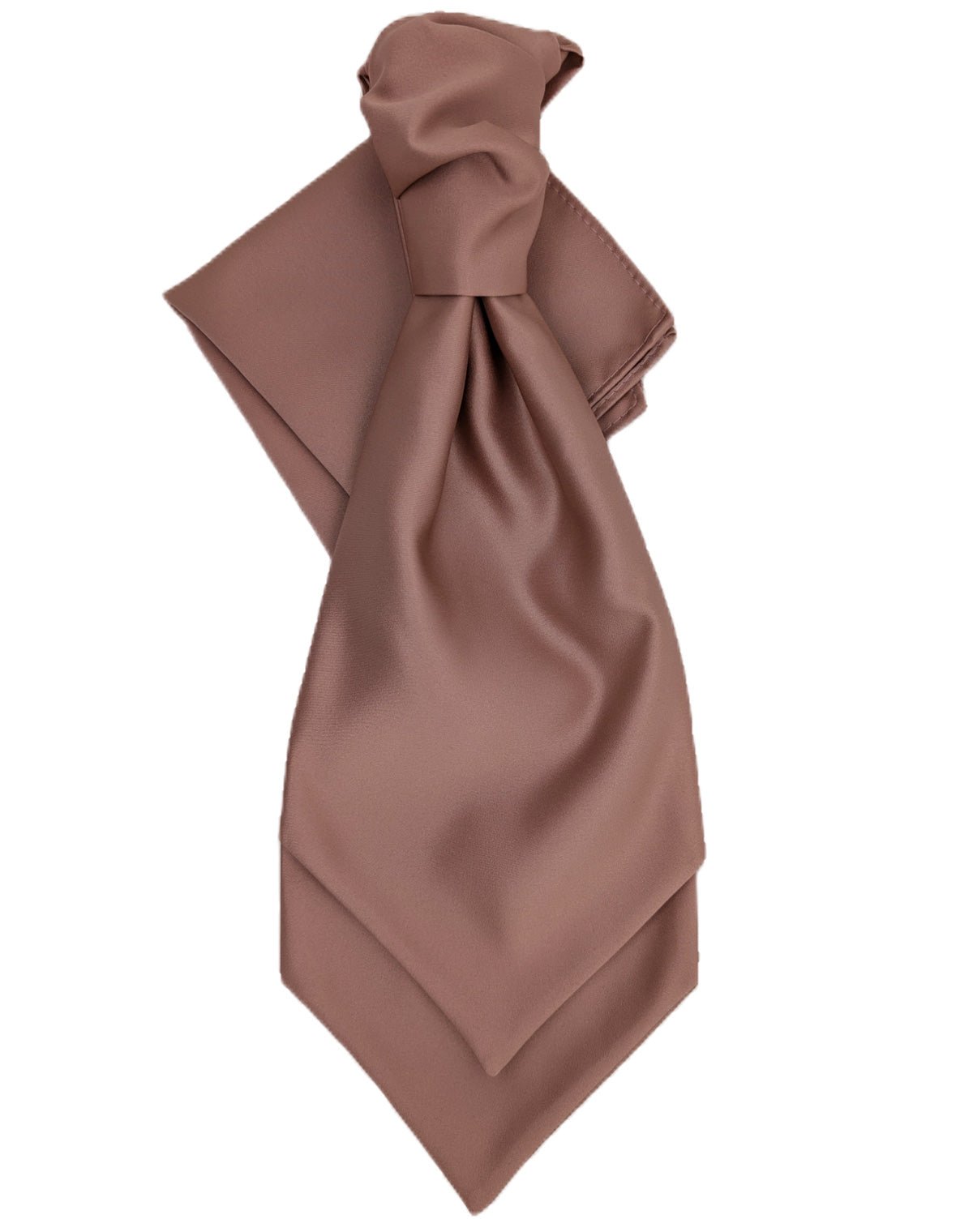 Cocoa Wedding Cravat - Wedding Cravat - Pre - Tied - Add Pocket Square - Save £1.00 - Swagger & Swoon