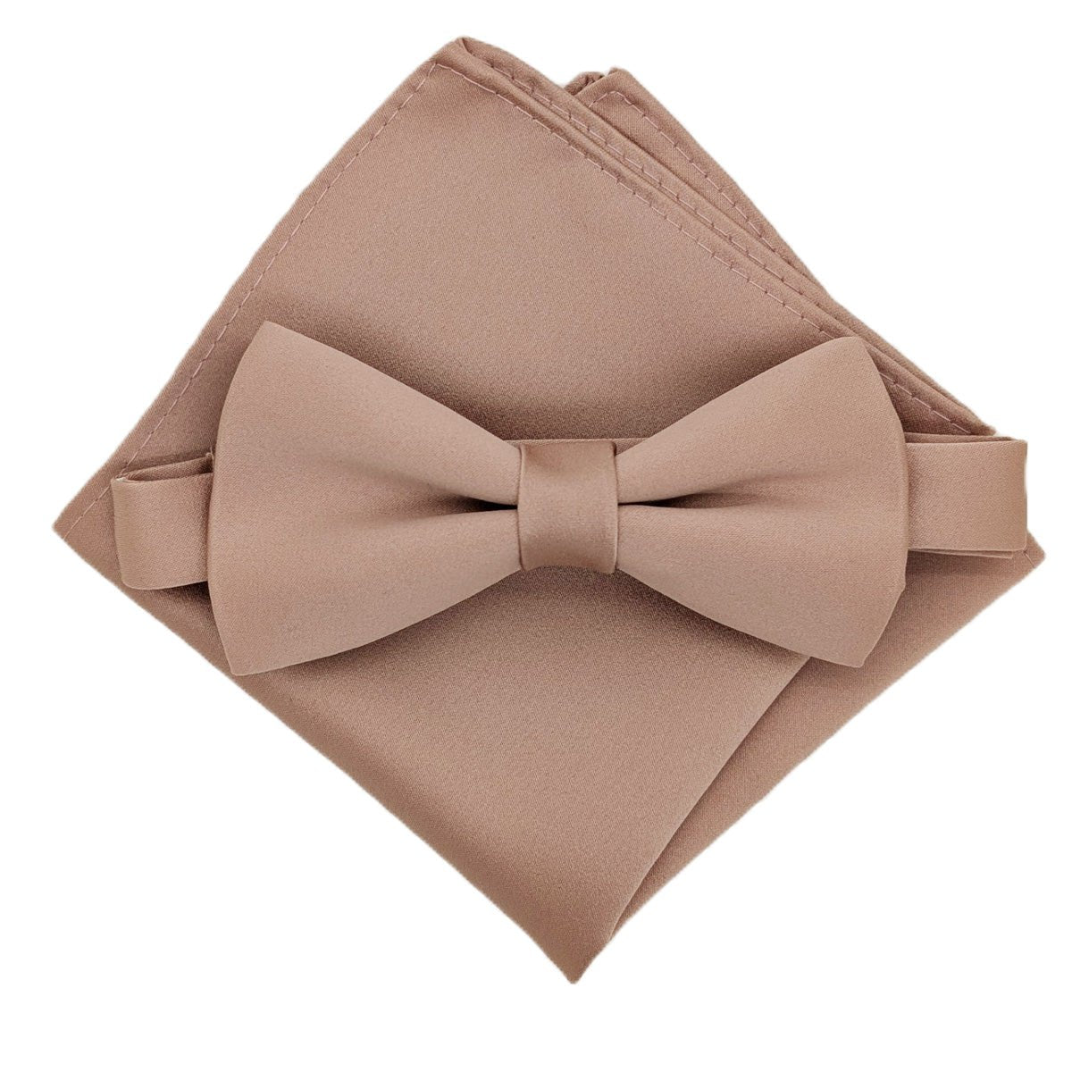 Coffee Bow Tie - Wedding Bow Tie - Pre - Tied - Add Pocket Square - Save £1.00 - Swagger & Swoon