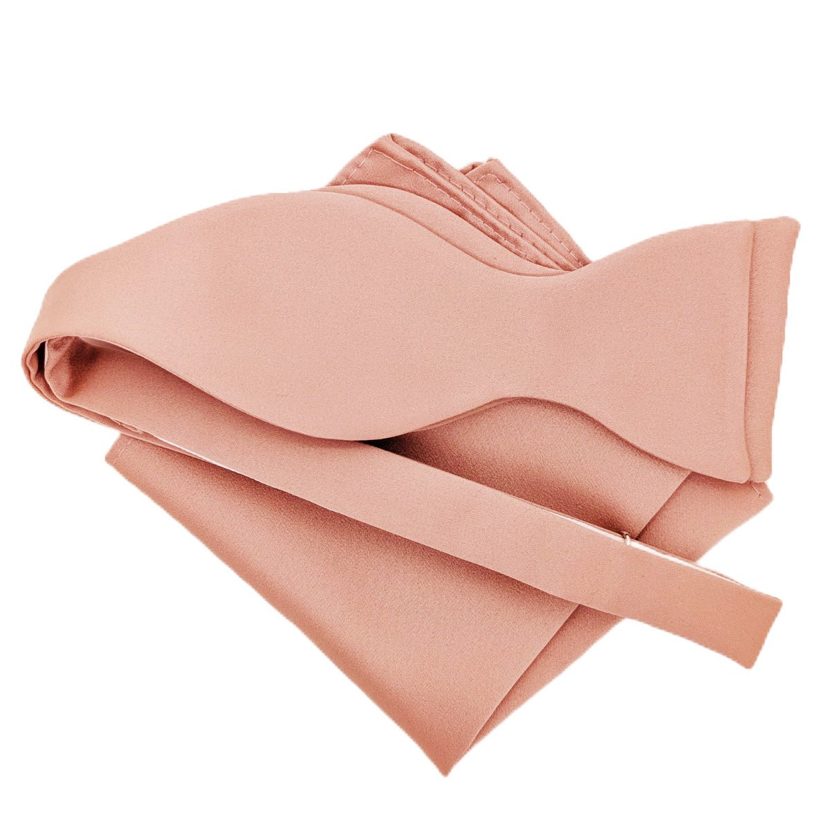 Copper Rose Bow Tie - Wedding Bow Tie - Self - Tie - Add Pocket Square - Save £1.00 - Swagger & Swoon