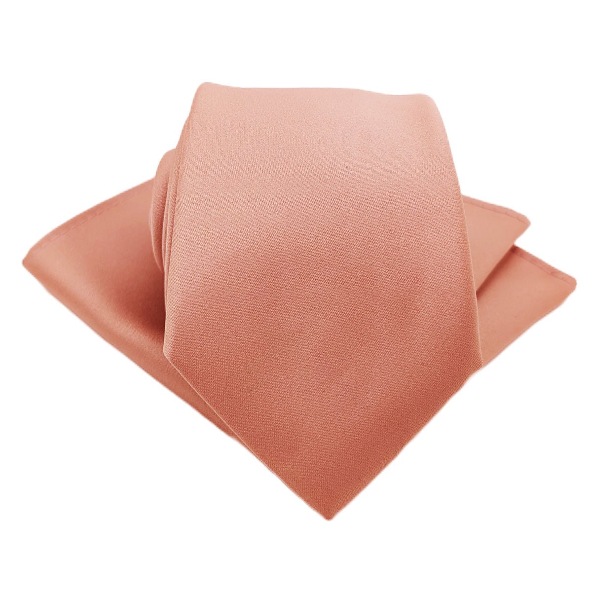 Copper Rose Wedding Tie - Wedding Tie - Regular - Add Pocket Square - Save £1.00 - Swagger & Swoon