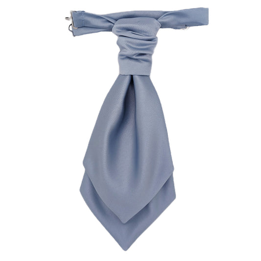 Smokey Blue Boys Wedding Cravat